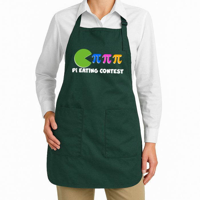 Funny Retro Pi Day 314 Pi Eating Contest Video Game Apron