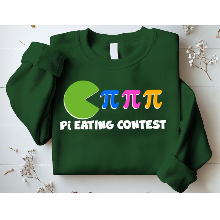 Funny Retro Pi Day 314 Pi Eating Contest Video Game Sweatshirt