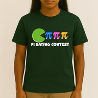 Funny Retro Pi Day 314 Pi Eating Contest Video Game T-Shirt