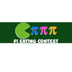 Funny Retro Pi Day 314 Pi Eating Contest Video Game Bumper Sticker