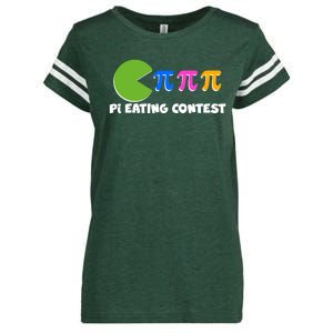 Funny Retro Pi Day 314 Pi Eating Contest Video Game Enza Ladies Jersey Football T-Shirt