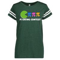 Funny Retro Pi Day 314 Pi Eating Contest Video Game Enza Ladies Jersey Football T-Shirt