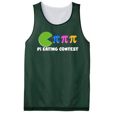 Funny Retro Pi Day 314 Pi Eating Contest Video Game Mesh Reversible Basketball Jersey Tank