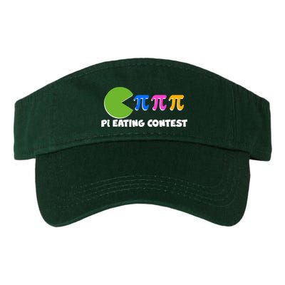 Funny Retro Pi Day 314 Pi Eating Contest Video Game Valucap Bio-Washed Visor