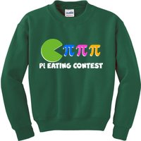 Funny Retro Pi Day 314 Pi Eating Contest Video Game Kids Sweatshirt