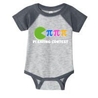 Funny Retro Pi Day 314 Pi Eating Contest Video Game Infant Baby Jersey Bodysuit