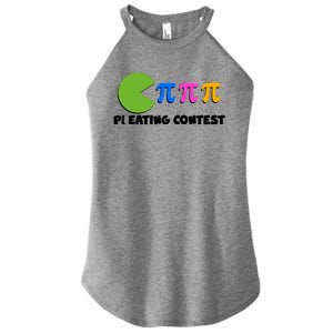 Funny Retro Pi Day 314 Pi Eating Contest Video Game Women's Perfect Tri Rocker Tank