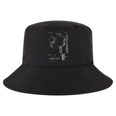 Funny Retro Ping Pong Paddle Gift Vintage Table Tennis Gift Cool Comfort Performance Bucket Hat