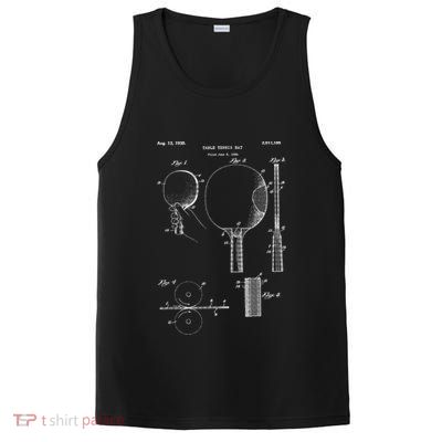 Funny Retro Ping Pong Paddle Gift Vintage Table Tennis Gift PosiCharge Competitor Tank