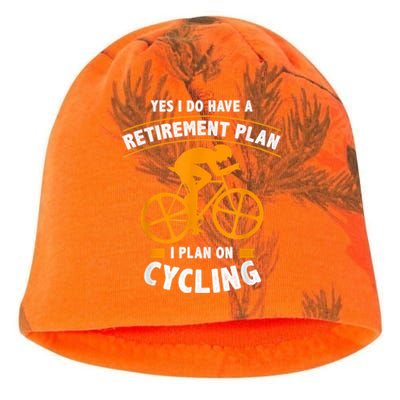 Funny Retirement Plan Cycling Bike Lover Gift Kati - Camo Knit Beanie