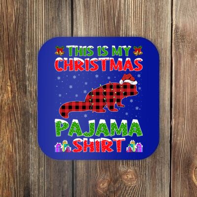 Funny Red Panda Lover Xmas Gift Matching Red Panda Christmas Funny Gift Coaster