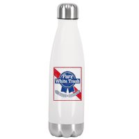 Funny Redneck Pure White Trash Stainless Steel Insulated Water Bottle