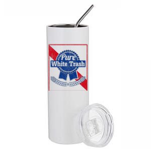 Funny Redneck Pure White Trash Stainless Steel Tumbler