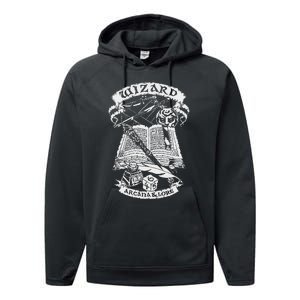 Fantasy Role Playing Game Wizard Performance Fleece Hoodie