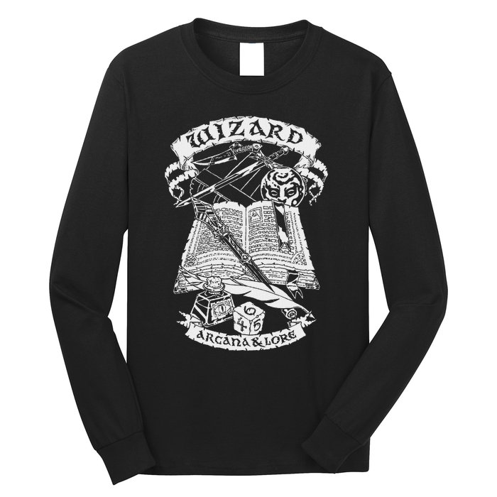 Fantasy Role Playing Game Wizard Long Sleeve Shirt