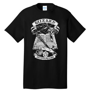 Fantasy Role Playing Game Wizard Tall T-Shirt