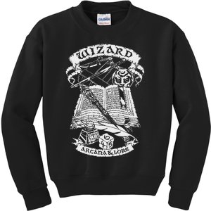 Fantasy Role Playing Game Wizard Kids Sweatshirt