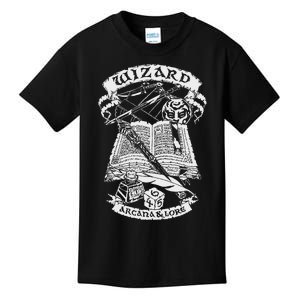 Fantasy Role Playing Game Wizard Kids T-Shirt