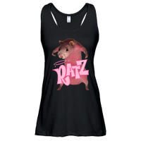 Funny Ratz Pink Rat Ratz Meme Ladies Essential Flowy Tank