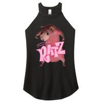 Funny Ratz Pink Rat Ratz Meme Women's Perfect Tri Rocker Tank