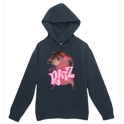 Funny Ratz Pink Rat Ratz Meme Urban Pullover Hoodie