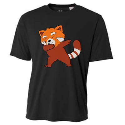 Funny Red Panda Lover Red Panda Dabbing Cooling Performance Crew T-Shirt