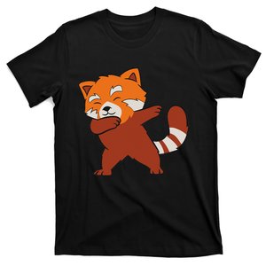 Funny Red Panda Lover Red Panda Dabbing T-Shirt