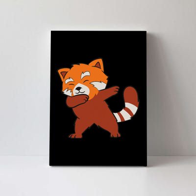 Funny Red Panda Lover Red Panda Dabbing Canvas