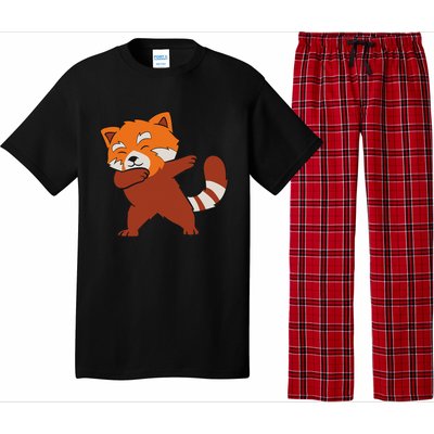 Funny Red Panda Lover Red Panda Dabbing Pajama Set