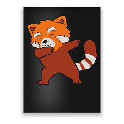 Funny Red Panda Lover Red Panda Dabbing Poster