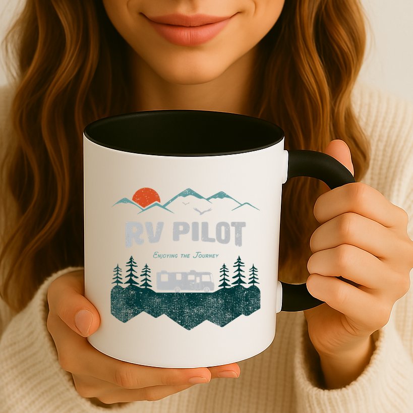 Funny Rv Pilot Camping Gift Funny Motorhome Travel Vacation Gift Mug