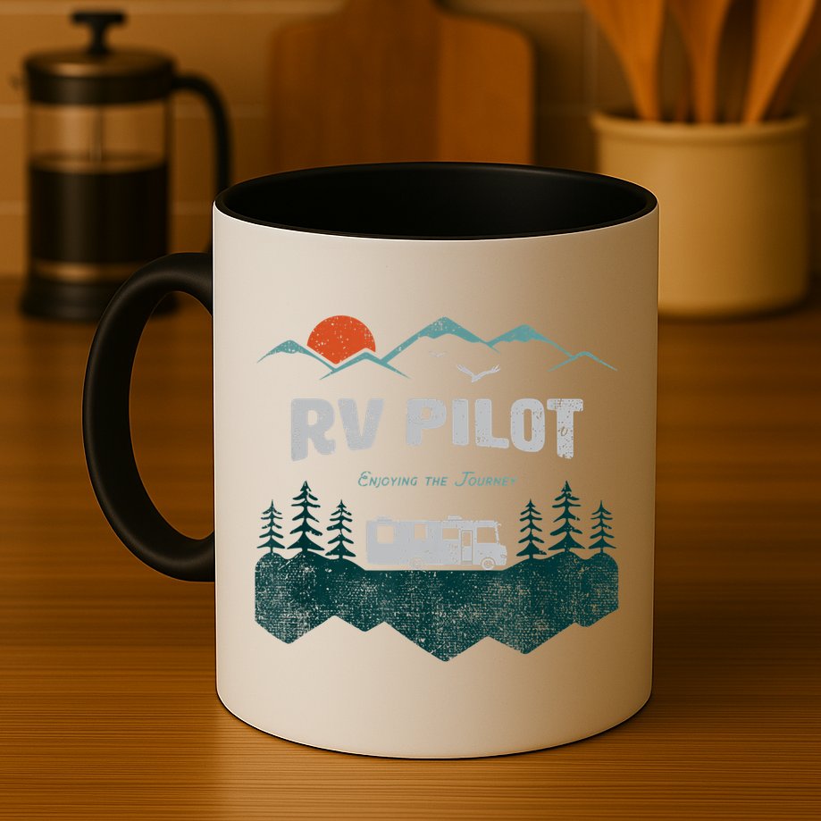 Funny Rv Pilot Camping Gift Funny Motorhome Travel Vacation Gift Mug