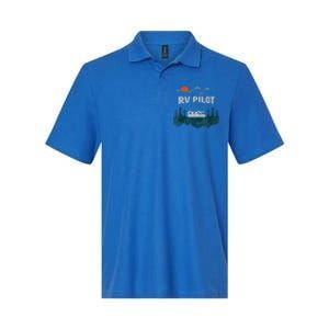 Funny Rv Pilot Camping Gift Funny Motorhome Travel Vacation Gift Softstyle Adult Sport Polo