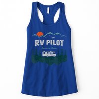 Funny Rv Pilot Camping Gift Funny Motorhome Travel Vacation Gift Womens Tank Top