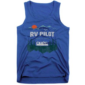 Funny Rv Pilot Camping Gift Funny Motorhome Travel Vacation Gift Tank Top