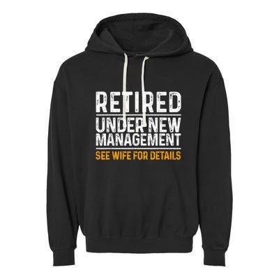 Funny Retirement Party M.E.Ns Dad Humor Classic Fit Garment-Dyed Fleece Hoodie
