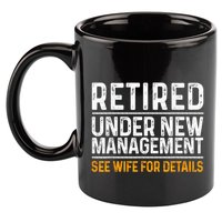 Funny Retirement Party M.E.Ns Dad Humor Classic Fit 11oz C Handle Ceramic Mug
