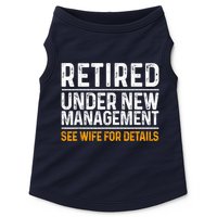 Funny Retirement Party M.E.Ns Dad Humor Classic Fit Doggie Tank