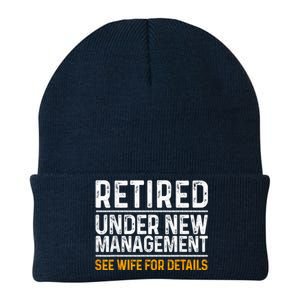 Funny Retirement Party M.E.Ns Dad Humor Classic Fit Knit Cap Winter Beanie