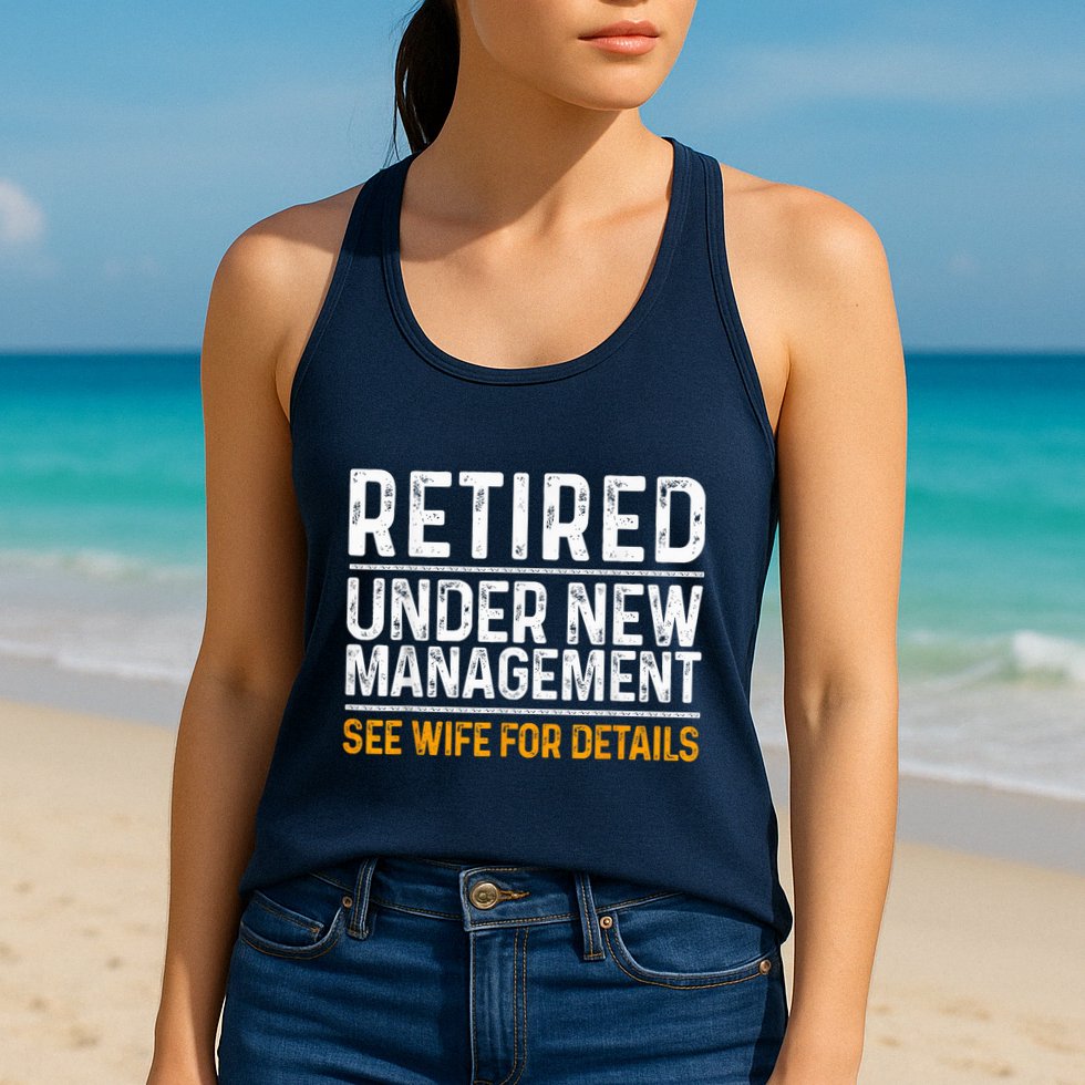 Funny Retirement Party M.E.Ns Dad Humor Classic Fit Womens Tank Top