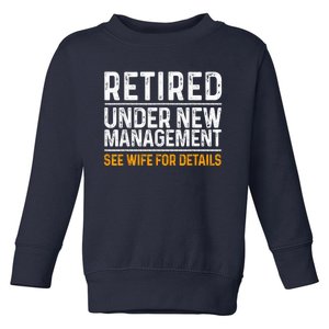 Funny Retirement Party M.E.Ns Dad Humor Classic Fit Toddler Sweatshirt