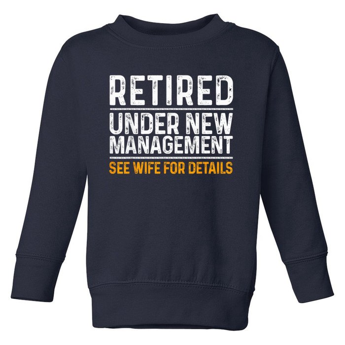 Funny Retirement Party M.E.Ns Dad Humor Classic Fit Toddler Sweatshirt