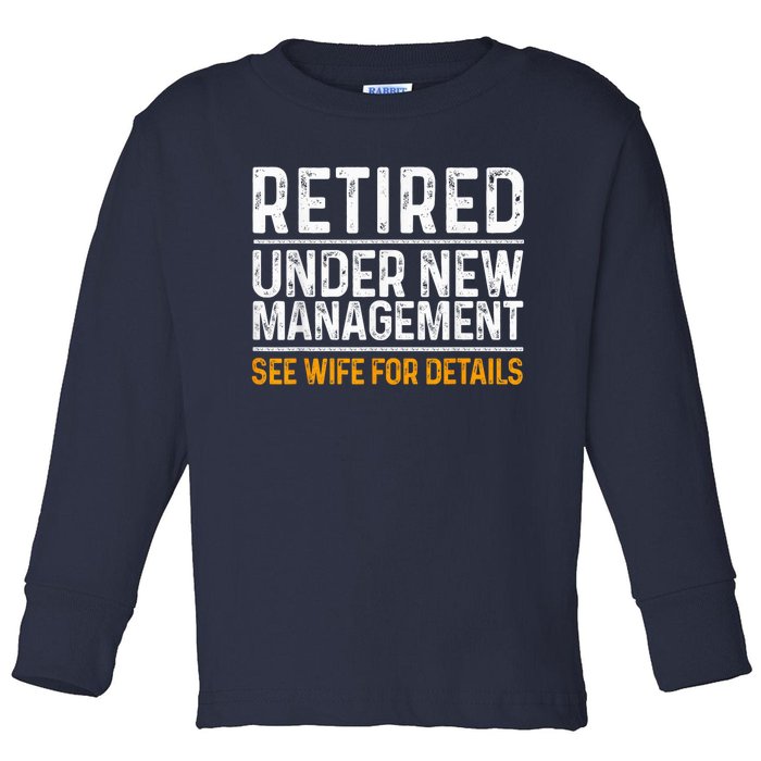 Funny Retirement Party M.E.Ns Dad Humor Classic Fit Toddler Long Sleeve Shirt