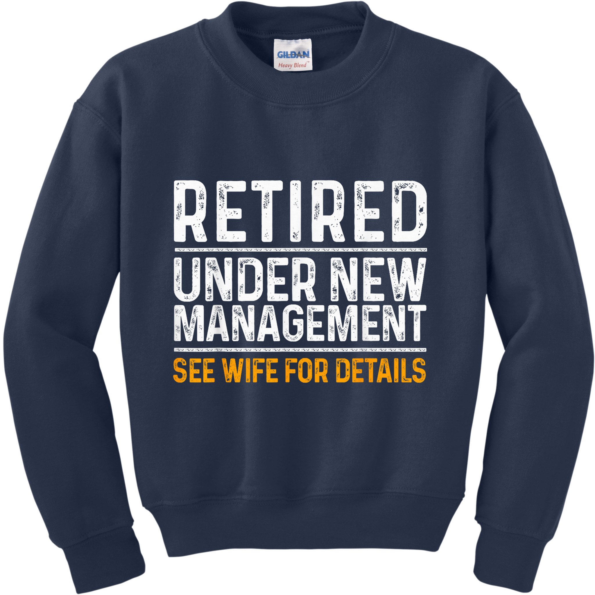Funny Retirement Party M.E.Ns Dad Humor Classic Fit Kids Sweatshirt