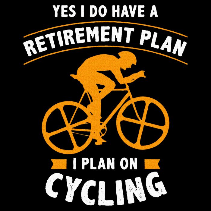 Funny Retirement Plan Cycling Bike Lover Gift Button