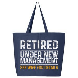 Funny Retirement Party Dad Humor Classic Fit 25L Jumbo Tote