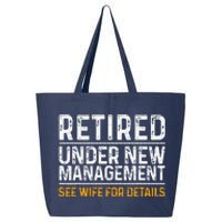 Funny Retirement Party Dad Humor Classic Fit 25L Jumbo Tote