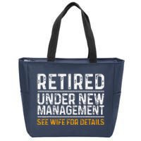 Funny Retirement Party Dad Humor Classic Fit Zip Tote Bag