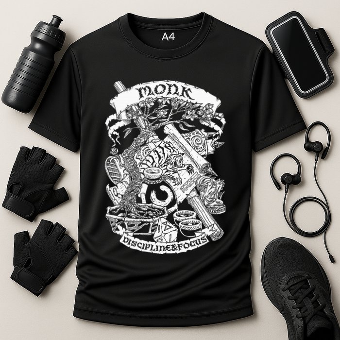 Fantasy Role Playing Game Monk Performance Shirt