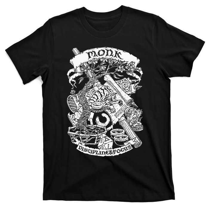 Fantasy Role Playing Game Monk T-Shirt